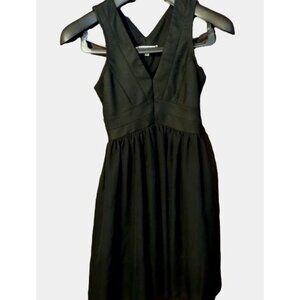 Bailey blue sleeveless kids dress layered black pleated polyester blend fit READ